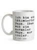 Mr. & Mrs. Panda Kaffeebecher Ich bin ein tätowierter... mit Spruch in Weiß