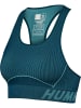 Hummel Hummel T-Shirt Hmlte Multisport Damen Dehnbarem Schnelltrocknend Nahtlosen in DEEP TEAL/PASTEL TURQUOISE MEL