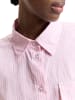 TOM TAILOR Denim Boxy Fit Hemdbluse aus Baumwolle in Soft Mauve White Stripe