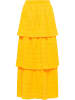 IZIA Damen Maxirock in Orange