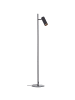 Brilliant LED-Stehleuchte, 130 cm, GU10, 350 lm, 3000 K, Aluminium, sand schwarz