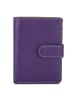 MYWALIT Medium Snap Wallet Geldbörse Leder 13 cm in orchid