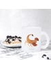 Mr. & Mrs. Panda Glas Sternzeichen Skorpion ohne Spruch in Transparent