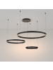 Licht-Erlebnisse Kronleuchter EEK G Ø 80 x (T)10 cm in Schwarz