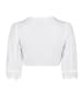 Nina von C. Dirndl-Bluse halbarm in weiss