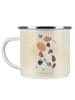 Mr. & Mrs. Panda Emaille Tasse Kuh ohne Spruch in Vintage