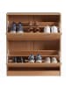 FineBuy Schuhschrank in Braun / Spanplatte / 75x24x87