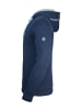 SCHIETWETTER Hoodie "Küstenkind" in navy-weiß
