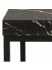 ebuy24 Couchtisch Barossa Schwarz 40 x 40 cm