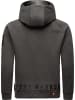 STONE HARBOUR Sweatjacke Finn Luca in Dark Grey Melange