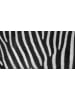 Tischsetmacher.de Schreibtischunterlage "Zebra Muster" in Schwarz/Weiß (L)100 x (B)50