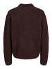 Jack & Jones Gestricktes Polo in Bitter Chocolate