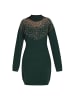 faina Women Dress in emerald green
