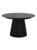 ebuy24 Essgruppe Tokyo Highline 7-teilig Schwarz 120 x 120 cm