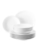 Seltmann Weiden 12er Set Tafelservice Compact Weiß weiß in weiß