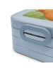 Mr. & Mrs. Panda MEPAL Bentobox Capybara Blume Design mit Spruch in Blau Pastell