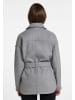 DreiMaster Damen Übergangsjacke Aus Wollgemisch in Grau Melange