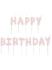 Rico Design Nonbook - Kerzen Happy Birthday, Rosa
