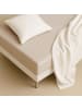 Schöner Wohnen Kollektion Spannbettlaken FLAT 1 in Beige