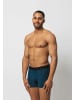 SNOCKS Boxershorts ohne Logo aus Bio-Baumwolle Mix (Rot/Olive/Blau) 6 Stück