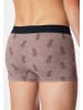 Schiesser Retro Short / Pant 95/5 Cotton in Dunkelblau / rot
