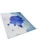 Beliani Kurzflor ODALAR in Blau/Grau - (W) 160 x (H) 1 x (L) 230 cm