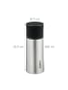 relaxdays Edelstahl-Trinkflasche in Silber - 300 ml