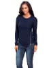 Heine Rundhals-Pullover in blau