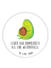 Mr. & Mrs. Panda magnet Avocado Pfeifen mit Spruch in Weiß