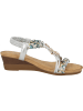 palado Keilsandaletten in Silber