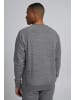 BLEND Basic Langarm Sweater Rundhals Pullover Sweatshirt Jumper in Dunkelgrau