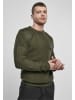 Brandit Crew Neck Jumper in olive