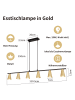 ZMH Pendelleuchte 6-flammige GU10 in gold Kegelform Design Metall Modern Max.25W