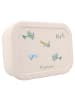 COFI 1453 Kidzroom Kinder Lunchbox aus Silikon – Brotdose mit Flugzeug-Print in Beige