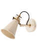 Beliani 2er-Set Wandleuchten MOYOLA in Beige/Gold