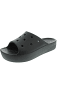 Crocs Classic Platform Slide Pantolette Schwarz