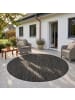 Teppich Boss In- & Outdoor Teppich Mira 1450, rund - Schwarz