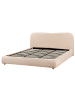 Beliani Doppelbett BLAGNAC in Beige - (W) 200 x (H) 98 x (L) 228 cm