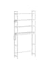 SONGMICS Badregal Toilettenregal Bambou in Wolkenweiß - (B)63 x (H)185 x (T)26 cm
