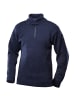 DEVOLD NANSEN WOOL ZIP NECK in Blau