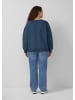 QS Sweatshirt in 58D2_tiefblau