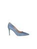 Gianvito Rossi Blau Leder High Absatz Pumps