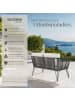 tectake Garten-Loungesofa Sundo, 131 x 67 x 71 cm, anthrazit