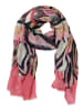 Betty Barclay Basic-Schal mit Aufdruck in Pink/Dark Blue