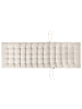 Beliani Auflagen CESANA PREMIUM in Beige - (W) 56 x (H) 5 x (L) 192 cm