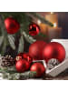 MARELIDA 26er Set Christbaumkugel Weihnachtskugel bruchfest matt glänzend in rot