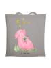 Mr. & Mrs. Panda Schultertasche Schwein Glück ohne Spruch in Light Grey