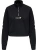 Hummel Trainingsjacke "Lgc Nikka Cropped Halfzip" in Schwarz