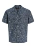 Jack & Jones Hawaii-Hemd in Pageant Blue