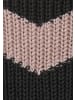 Laura Scott Strickpullover in schwarz-rosa
